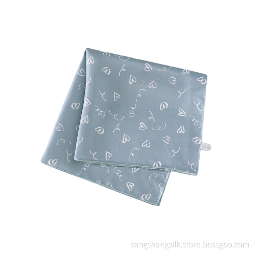 100% mulberry silk silp scarf custom design logo